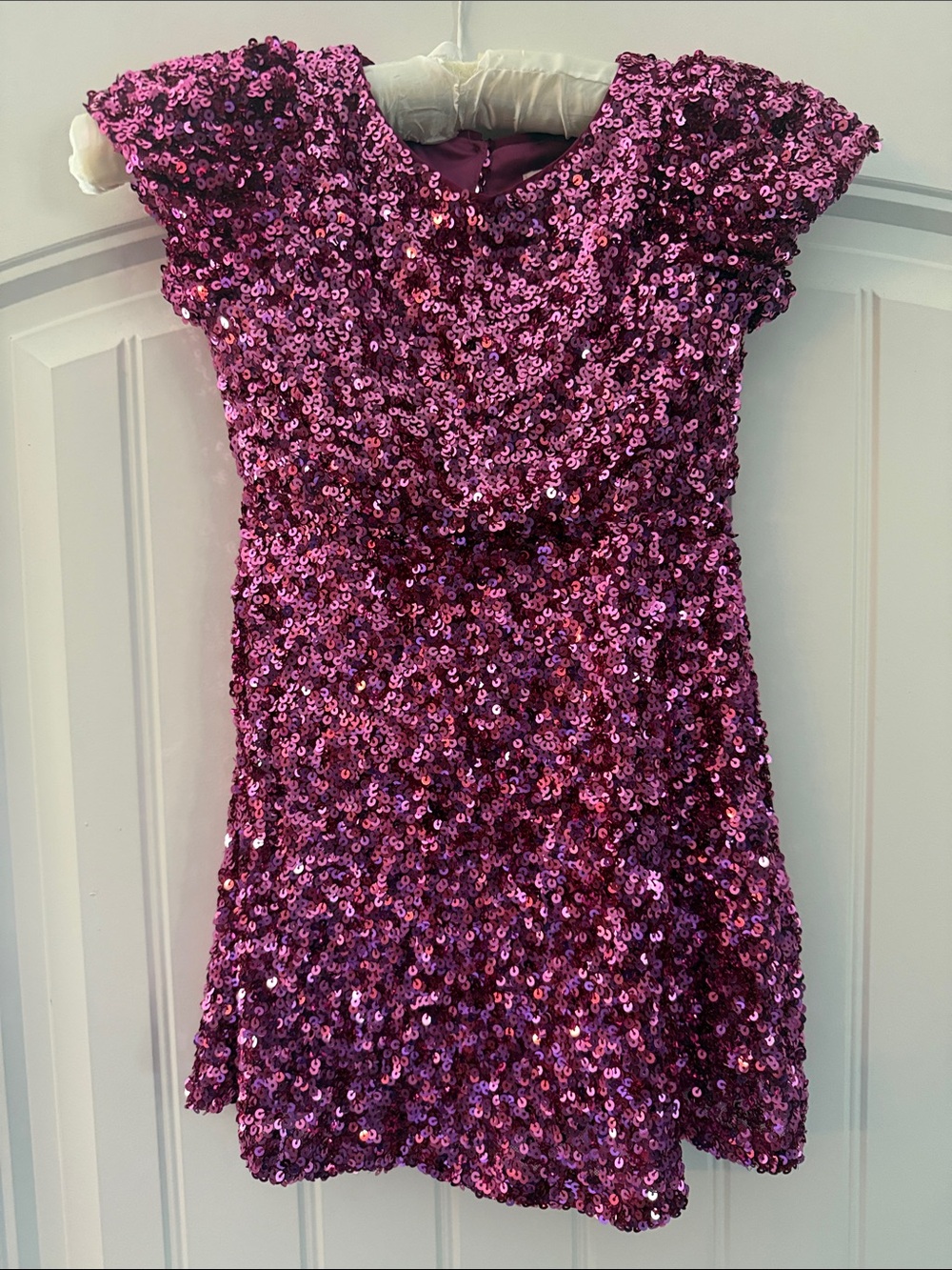 GB girls Pink Sequin Dress - Size 6